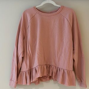 H&M Pink Crew Neck Sweater